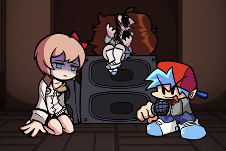 FNF Doki Doki Takeover: Bad Ending