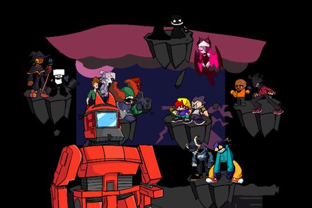 FNF: God-Eater Big Mashup w/ CHEATBOT (Friday Night Funkin')