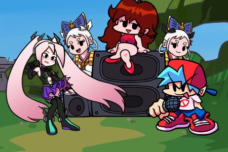 FNF: In The Galaxy w/ WEEK 2 UPDATE (Friday Night Funkin')