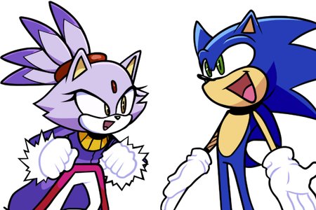 FNF Rush: Sonic VS Blaze