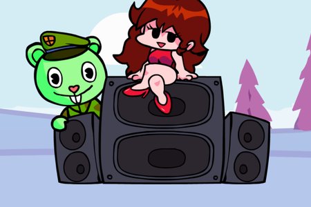 FNF VS Flaky from Happy Tree Friends (Friday Night Funkin')