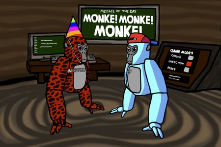 FNF VS Gorilla Tag: Gorilla Night Battle