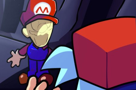 FNF VS Textureless Mario