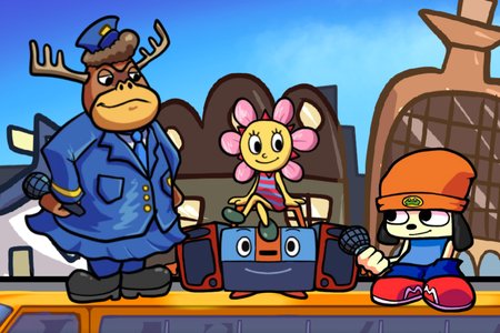 FNF with PaRappa (Friday Night Funkin')