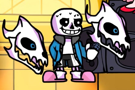 Friday Night Funkin' (FNF) vs Sans (from Undertale)