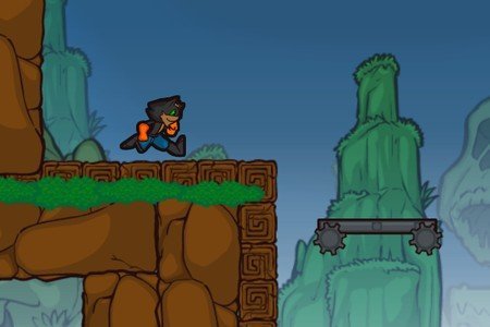 Gyro Atoms in Escape from Pirate Island