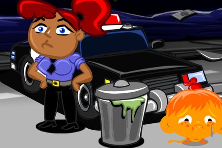 Monkey GO Happy: Stage 347 — Crime Scene