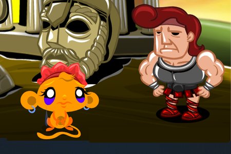 Monkey GO Happy: Stage 349 — Greek Mythology