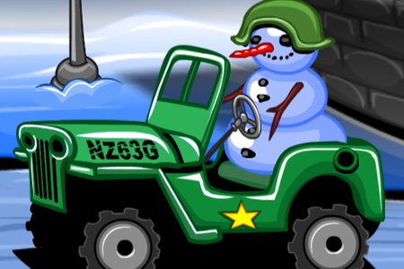 Monkey GO Happy: Stage 487 — Snowmen Army