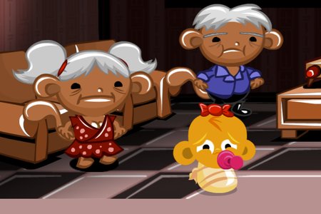 Monkey GO Happy: Stage 704 – Retirement Home
