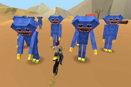 Motoracer VS Huggy Wuggy