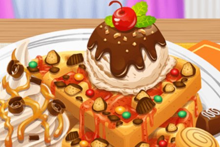 Yummy Waffle Ice Cream